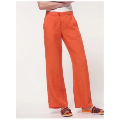 LANIUS Marlenehose aus Bio-Leinen