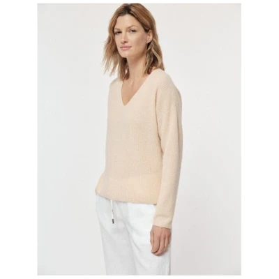 LANIUS Pullover mit V-Ausschnitt aus Bio-Kaschmir