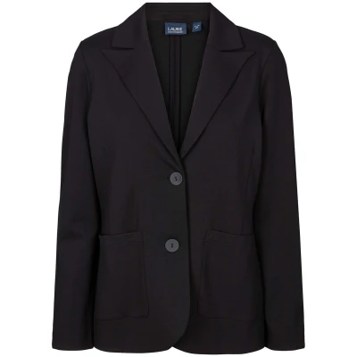 LAURIE Damen vegan Britt Blazer 68cm - Schwarz