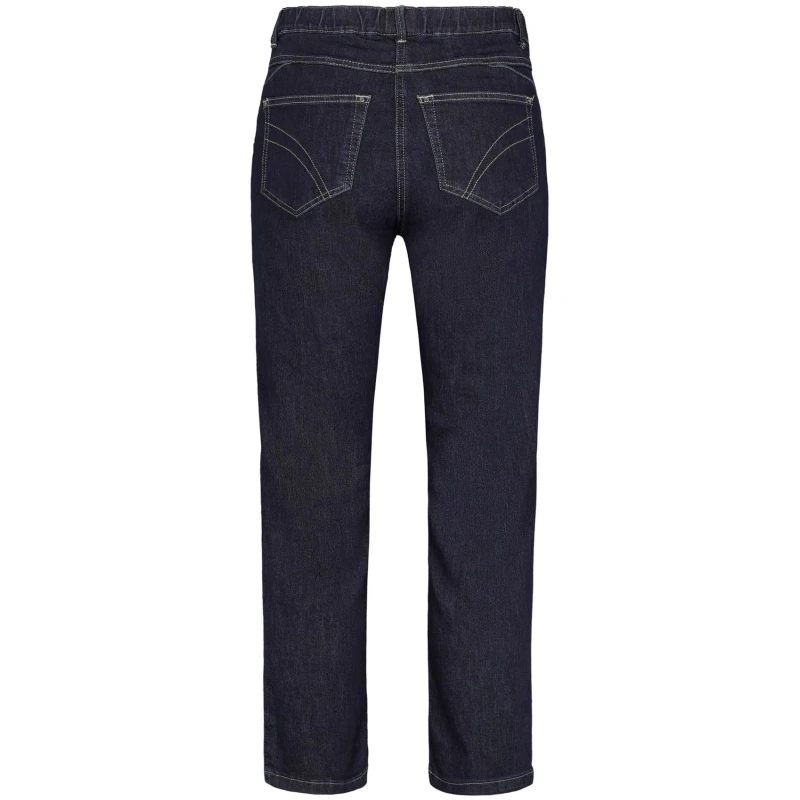 LAURIE Damen vegan Jeans Helen Straight Xsl Dunkelblau Denim