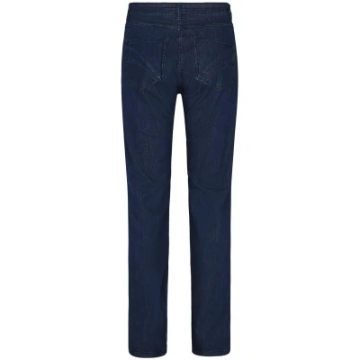 LAURIE Damen vegan Jeans Laura Slim Medium Length Ecolabel Dark Blue Denim