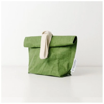 LICHTGRÜN Kulturtasche | Aufbewahrungskorb vegan Waschbares Papier