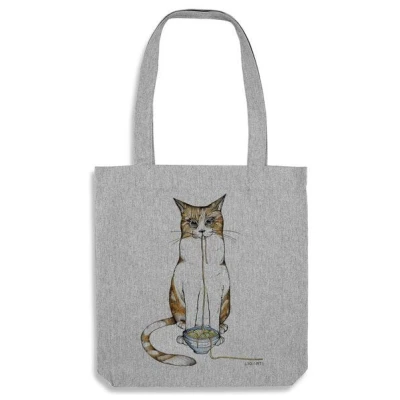 LIGARTI Jutebeutel - Ramenkatze