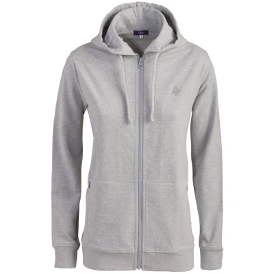 LIVING CRAFTS - Damen Kapuzenjacke - Grau (100% Bio-Baumwolle), Nachhaltige Mode, Bio Bekleidung