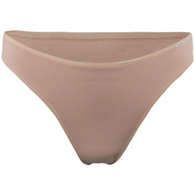 LIVING CRAFTS - Damen String - Beige (95% Bio-Baumwolle; 5% Elasthan), Nachhaltige Mode, Bio Bekleidung