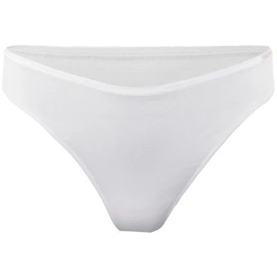 LIVING CRAFTS - Damen String - Weiß (95% Bio-Baumwolle; 5% Elasthan), Nachhaltige Mode, Bio Bekleidung