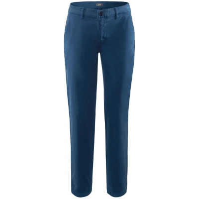 LIVING CRAFTS - Herren Chino - Blau (97% Bio-Baumwolle; 3% Elasthan), Nachhaltige Mode, Bio Bekleidung