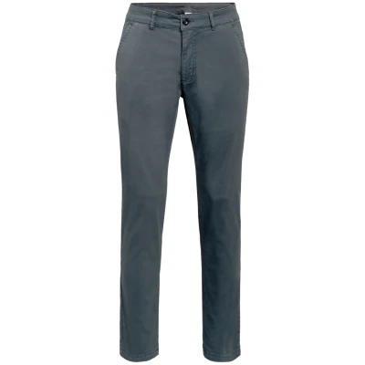 LIVING CRAFTS - Herren Chino - Grau (97% Bio-Baumwolle; 3% Elasthan), Nachhaltige Mode, Bio Bekleidung