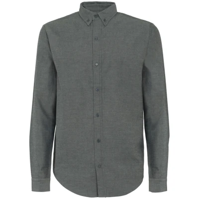 LIVING CRAFTS - Herren Hemd - Grau (100% Bio-Baumwolle), Nachhaltige Mode, Bio Bekleidung