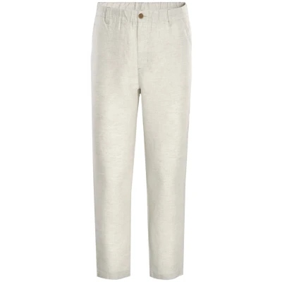 LIVING CRAFTS - Herren Leinen Hose - Beige (100% Leinen), Nachhaltige Mode, Bio Bekleidung