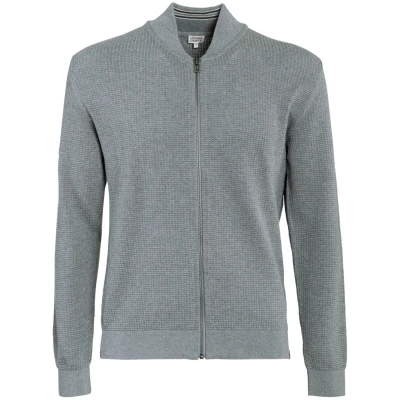 LIVING CRAFTS - Herren Strickjacke - Grau (100% Bio-Baumwolle), Nachhaltige Mode, Bio Bekleidung