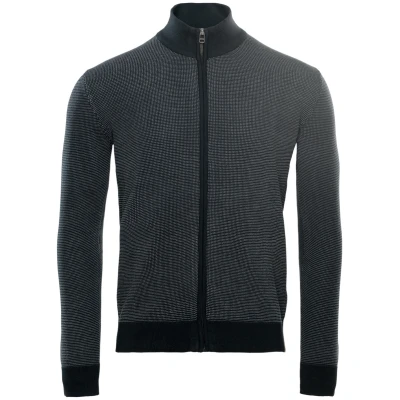 LIVING CRAFTS - Herren Strickjacke - Schwarz (100% Bio-Baumwolle), Nachhaltige Mode, Bio Bekleidung