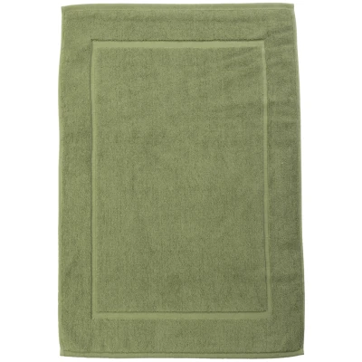 LIVING CRAFTS - Home Badematte - Khaki (100% Bio-Baumwolle), Nachhaltige Mode, Bio Bekleidung