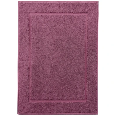 LIVING CRAFTS - Home Badematte - Lila (100% Bio-Baumwolle), Nachhaltige Mode, Bio Bekleidung