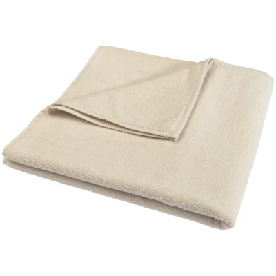 LIVING CRAFTS - Home Badetuch - Beige (100% Bio-Baumwolle), Nachhaltige Mode, Bio Bekleidung