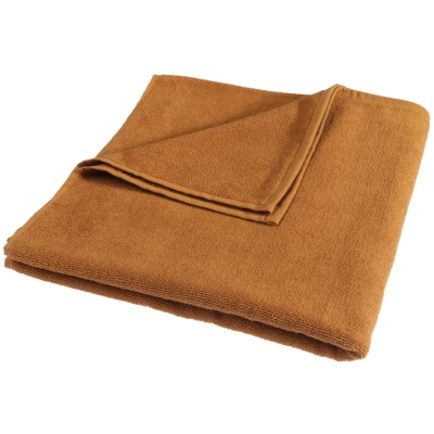 LIVING CRAFTS - Home Badetuch - Braun (100% Bio-Baumwolle), Nachhaltige Mode, Bio Bekleidung