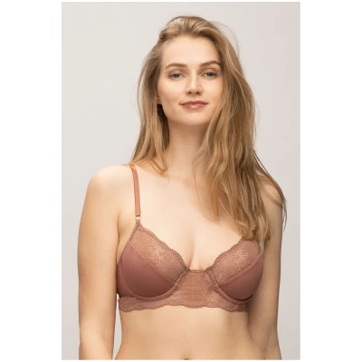 LOVJOI Damen vegan Bh Feathermoss Braun