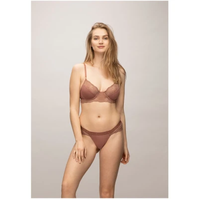 LOVJOI Damen vegan Bh Feathermoss Braun