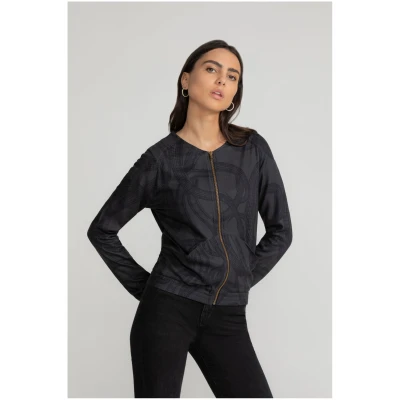LOVJOI Damen vegan Blouson Jacke Boca Snake Pit