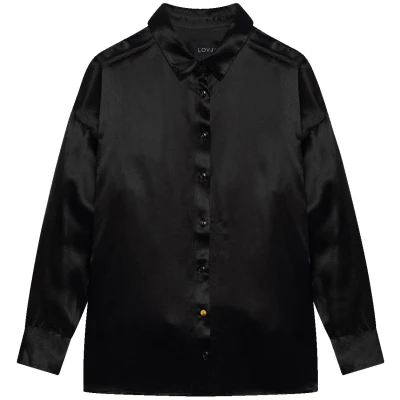 LOVJOI Damen vegan Bluse Alaiya Black