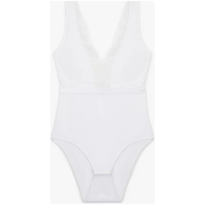 LOVJOI Damen vegan Body Garden Tiger White