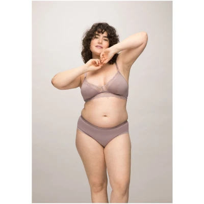 LOVJOI Damen vegan Bralette Stipa Soft Lilac