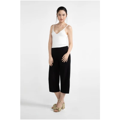 LOVJOI Damen vegan Culotte Nuraiah Black