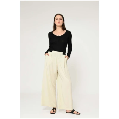 LOVJOI Damen vegan Culotte Sandrose Pebble