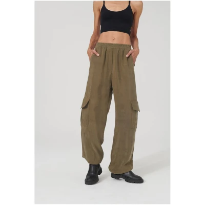 LOVJOI Damen vegan Hose Hedie Grün