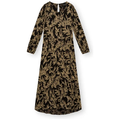 LOVJOI Damen vegan Kleid Audreyana Dark Garden