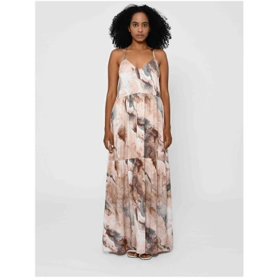 LOVJOI Damen vegan Maxikleid Tapajo Marmor