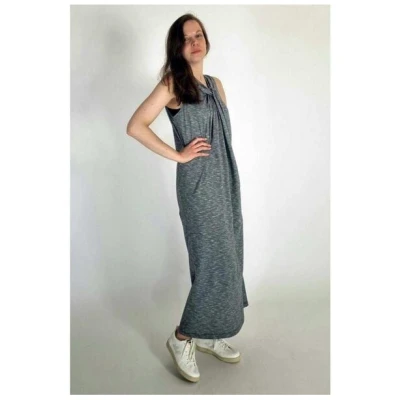 LUMEN organic Knotenkleid lang