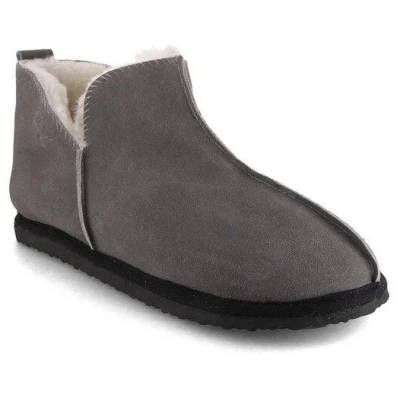 Lammbock Lammfell Hausschuhe Stiefel Shearlock mit Outdoorsoohle