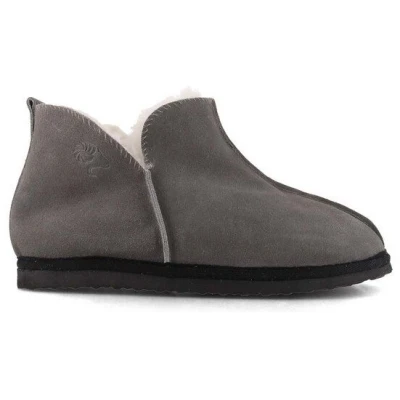 Lammbock Lammfell Hausschuhe Stiefel Shearlock mit Outdoorsoohle