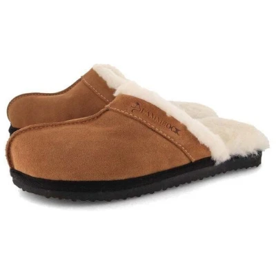 Lammbock Lammfell Pantoffeln Woolson Hausschuhe in Komfortweite