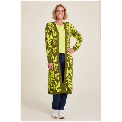 Lange Strickjacke