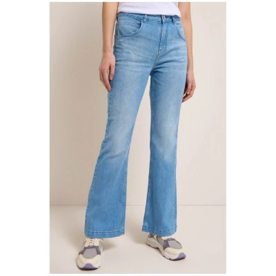 Lanius Damen vegan Flared Jeans Hellblau