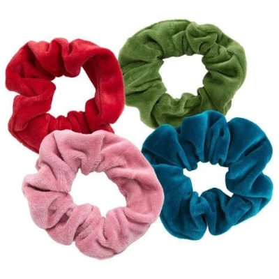 Leela Cotton 4er Scrunchies