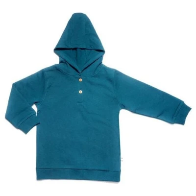 Leela Cotton Baby Kinder Kapuzenshirt Bio-Baumwolle Kapuzenpullover Pullover 2024