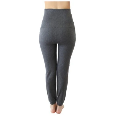 Leela Cotton Damen Yogahose Bio-Baumwolle Trainingshose Sporthose Fußbündchen 4062