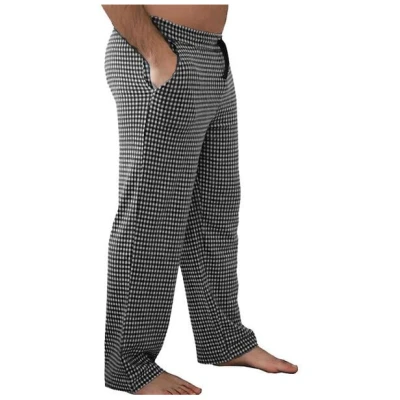 Leela Cotton Herren Homewear Hose Schlafhose 2 Farben Bio-Baumwolle Pyjamahose