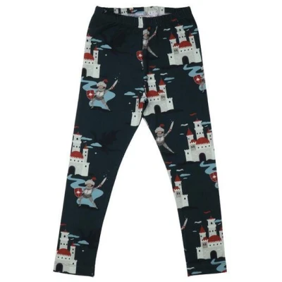 Leggings Bio Baumwolle Grün Walkiddy - Nachhaltig, Allergikerfreundlich, GOTS-zertifiziert, Umweltfreundlich, Bequem für Kleinkinder und Babys.