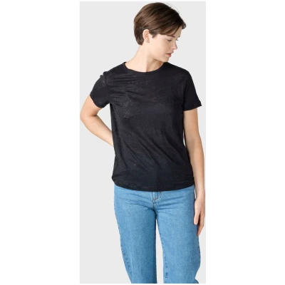 Leinen T-Shirt Modell: Rikke