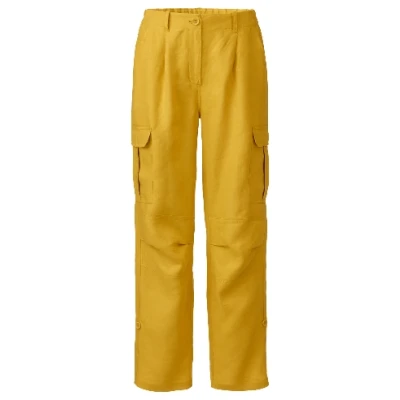 Leinenhose aus reinem Leinen, honig 36