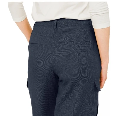 Leinenhose aus reinem Leinen, nachtblau 36