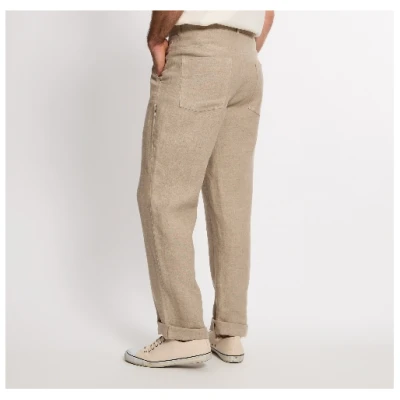 Leinenhose aus reinem Leinen, natur 32/L33