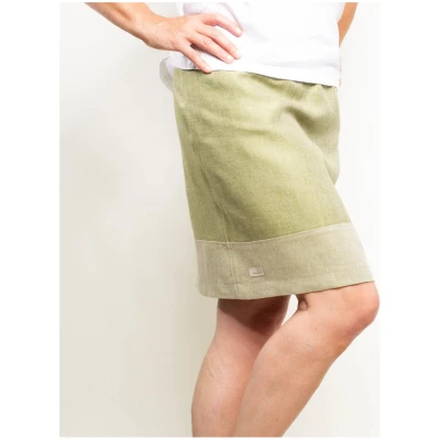 Leinenrock "Jeans" aus Bioleinen