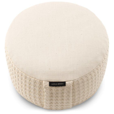 Lotus Design® Meditationskissen Boho Style 14cm, natur