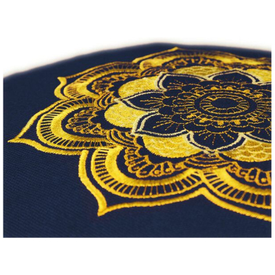 Lotus Design® Meditationskissen CLASSIC Mandala Lotus Design - Bio-Buchweizenschalen