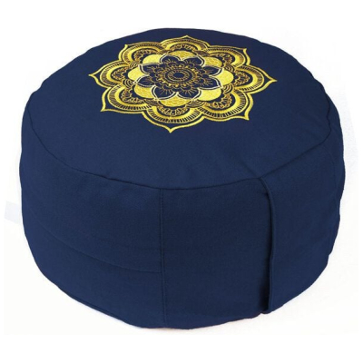 Lotus Design® Meditationskissen CLASSIC Mandala Lotus Design - Bio-Buchweizenschalen
